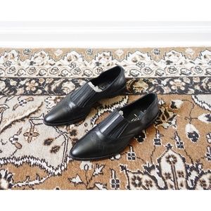 Aquatalia Black Leather Gayle Oxford 9.5 - NWOB